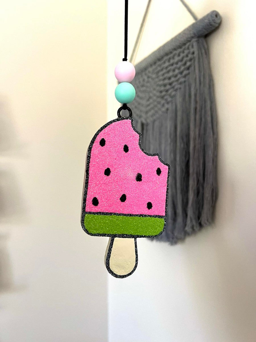 Popsicle car freshie
