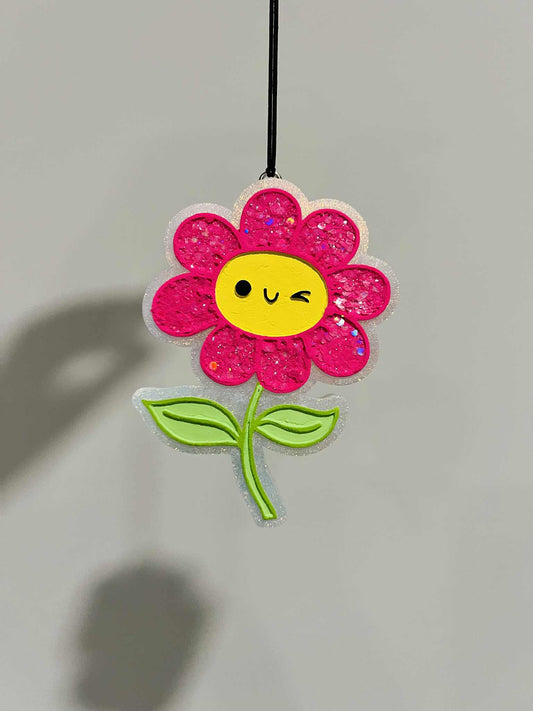 Flower car freshie