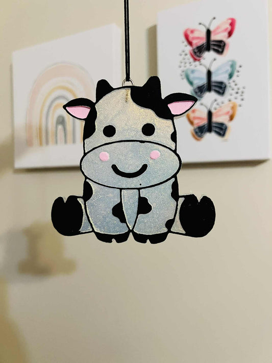 Cow car freshie